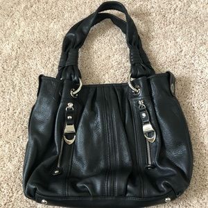 Leather B Makowski satchel